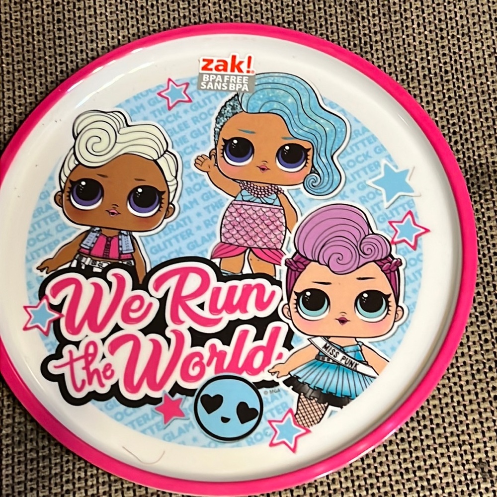 Lol dolls Child’s plate